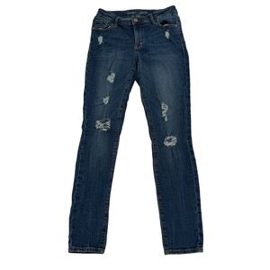 Old Navy Rockstar Mid-Rise Skinny Ripped Denim Jeans Size 4 Women’s